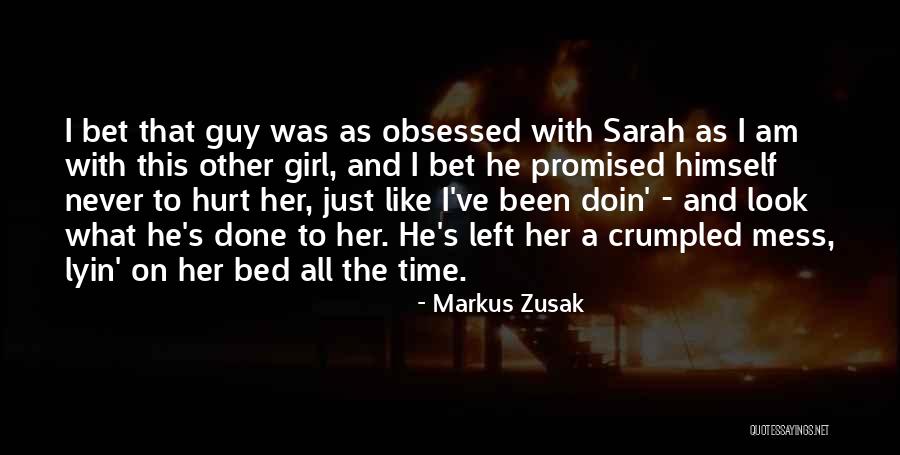 A Guy And A Girl Quotes By Markus Zusak