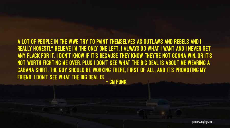 A Guy Friend Quotes By CM Punk