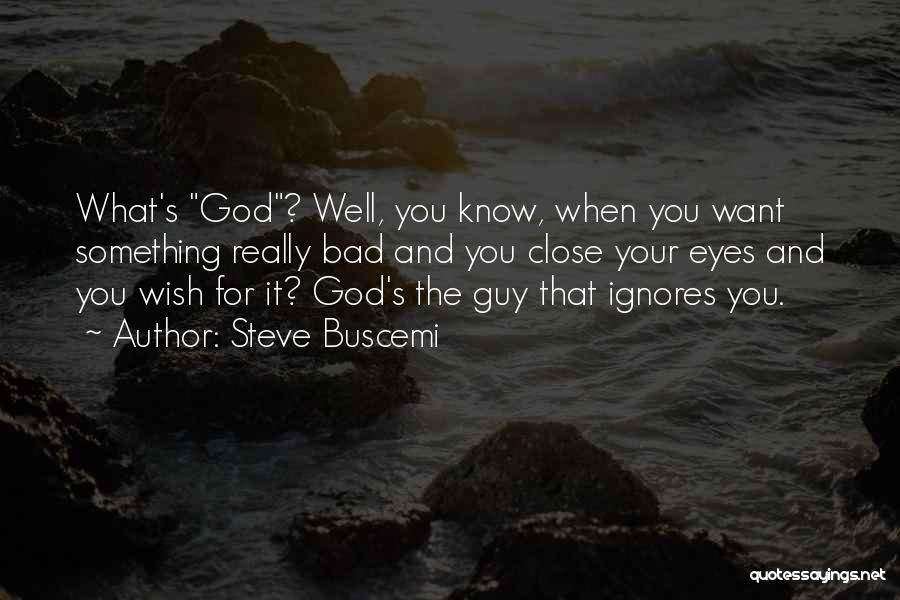 A Guy Who Ignores You Quotes By Steve Buscemi