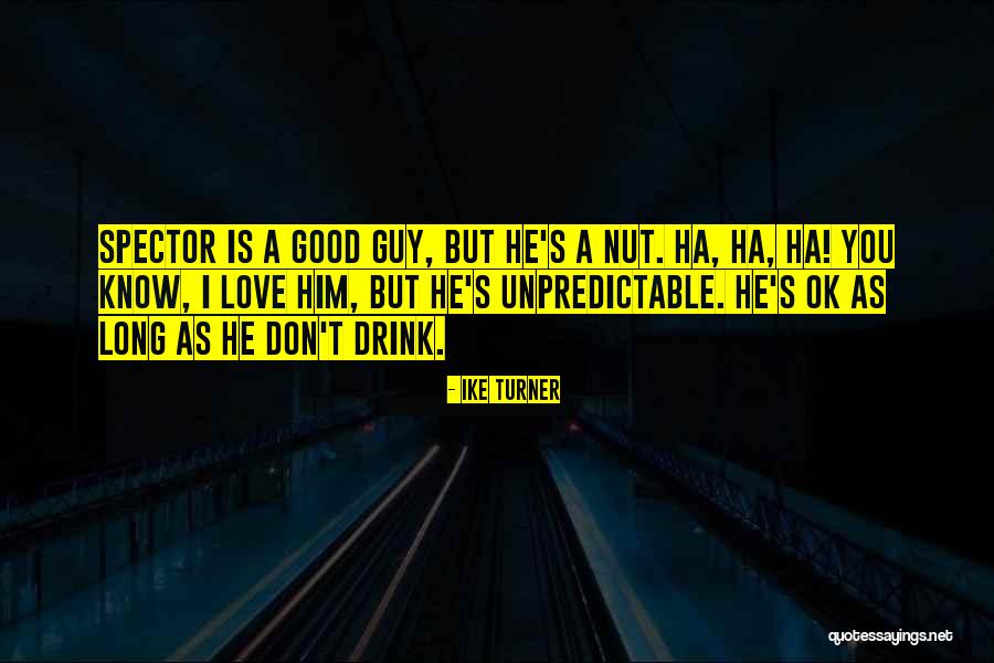 A Guy You Love Quotes By Ike Turner A Guy You Love Quotes By Ike Turner