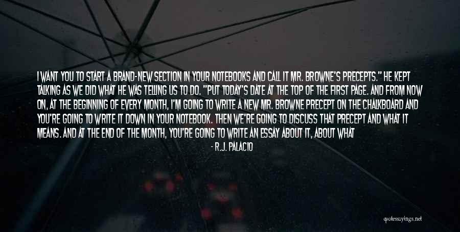 A H Notebook Quotes By R.J. Palacio A H Notebook Quotes By R.J. Palacio
