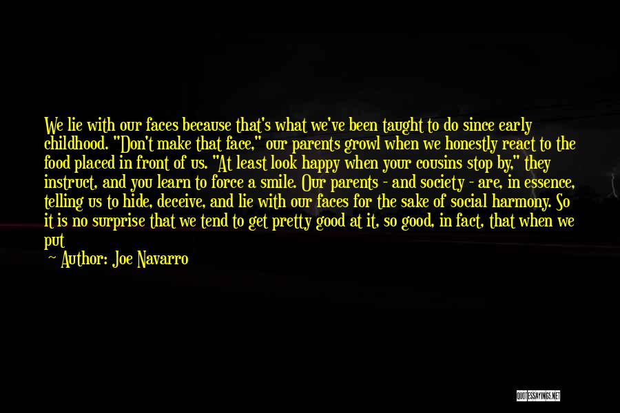 A Happy Childhood Quotes By Joe Navarro