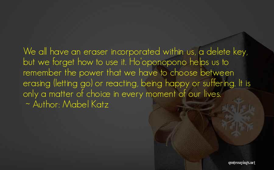 A Happy Memory Quotes By Mabel Katz