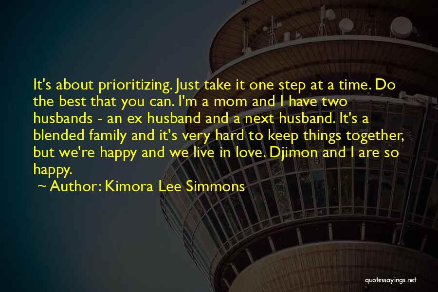 A Happy Mom Quotes By Kimora Lee Simmons