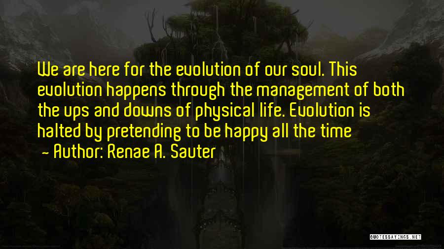 A Happy Soul Quotes By Renae A. Sauter