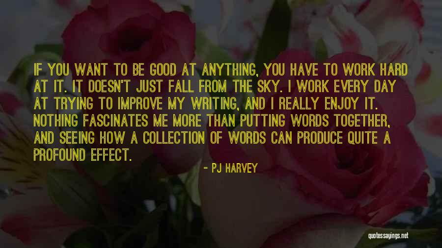 A Hard Day At Work Quotes By PJ Harvey