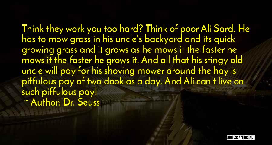 A Hard Day's Work Quotes By Dr. Seuss