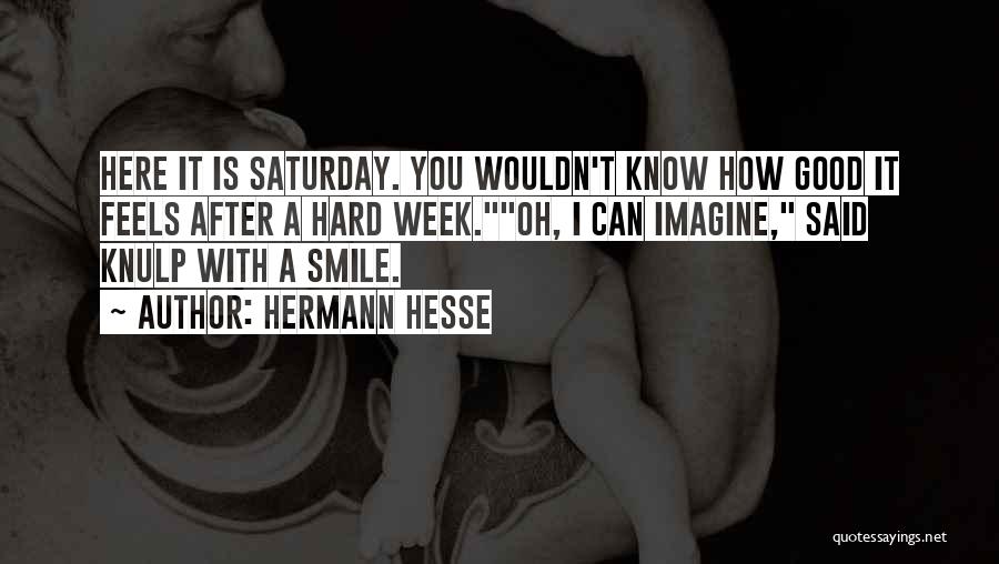 A Hard Week Quotes By Hermann Hesse