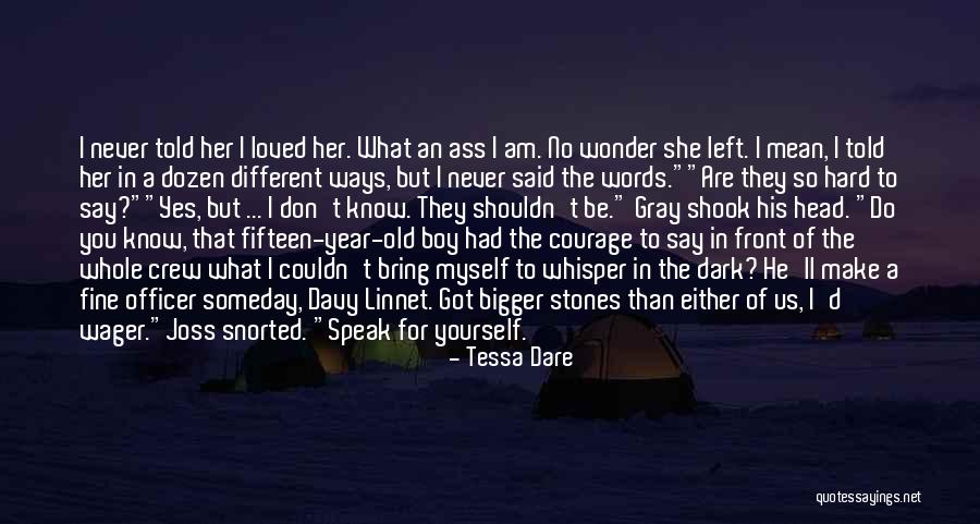 A Hard Year Quotes By Tessa Dare