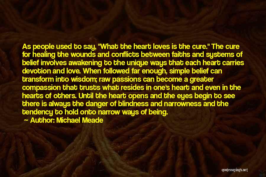 A Heart Healing Quotes By Michael Meade
