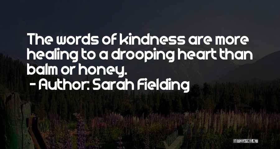 A Heart Healing Quotes By Sarah Fielding