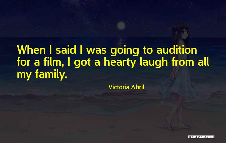 A Hearty Laugh Quotes By Victoria Abril A Hearty Laugh Quotes By Victoria Abril