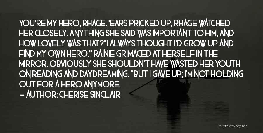 A Hero Quotes By Cherise Sinclair