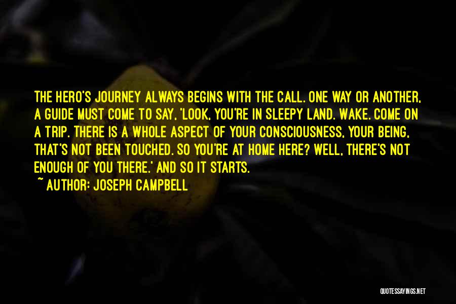 A Hero's Journey Quotes By Joseph Campbell