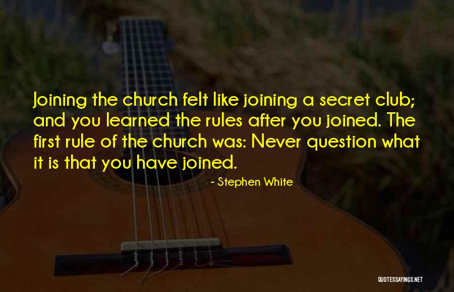 A Higher Authority Quotes By Stephen White A Higher Authority Quotes By Stephen White