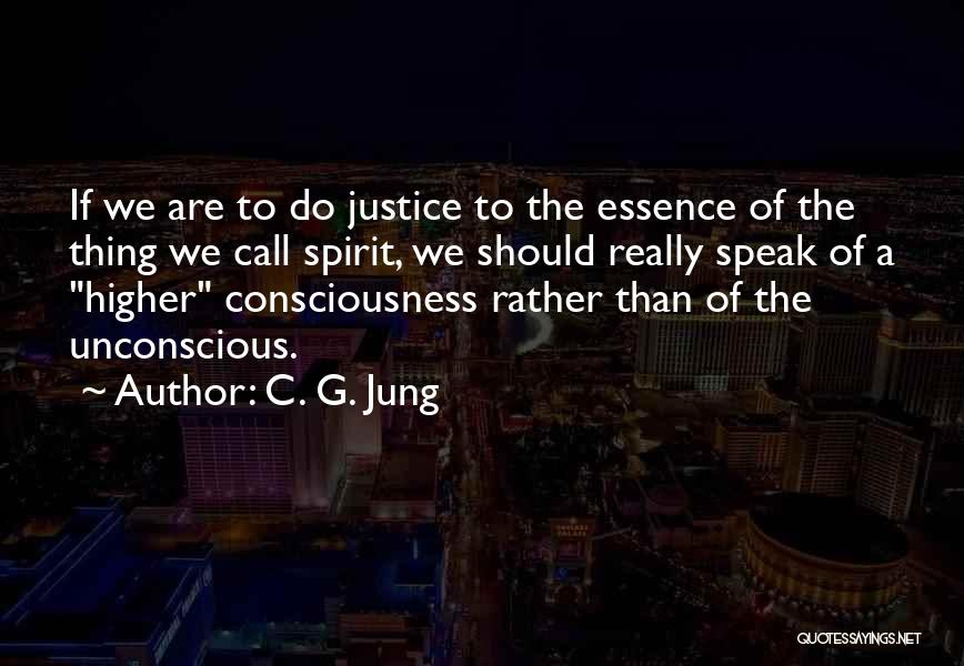 A Higher Consciousness Quotes By C. G. Jung