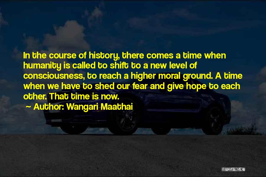 A Higher Consciousness Quotes By Wangari Maathai