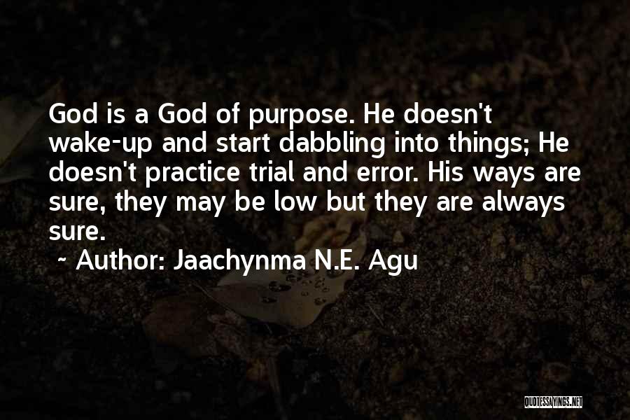 A Higher Purpose Quotes By Jaachynma N.E. Agu