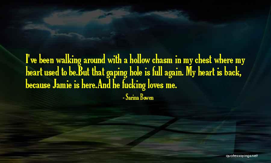 A Hole In My Heart Quotes By Sarina Bowen