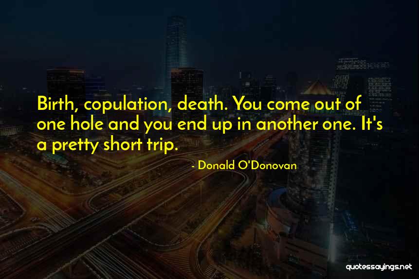 A Hole In One Quotes By Donald O'Donovan A Hole In One Quotes By Donald O'Donovan