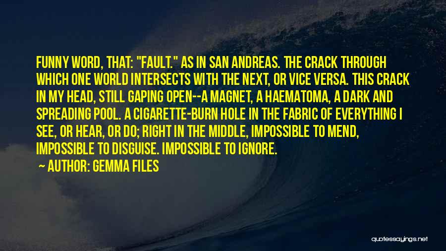 A Hole In The World Quotes By Gemma Files