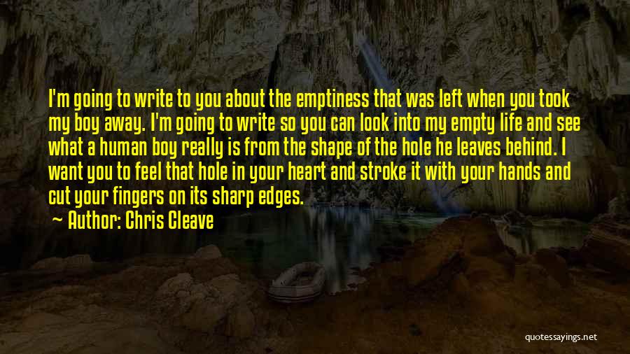 A Hole In Your Heart Quotes By Chris Cleave