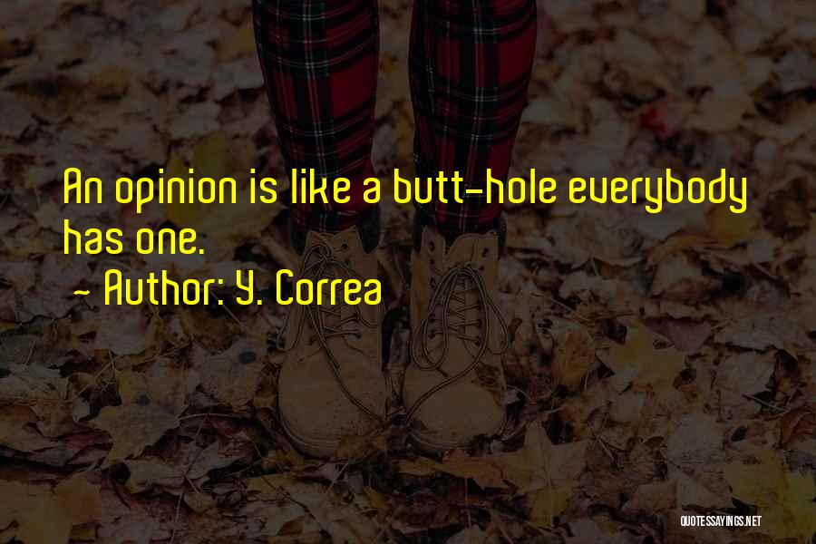 A Hole Quotes By Y. Correa