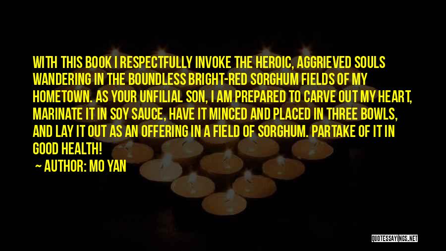 A Hometown Quotes By Mo Yan