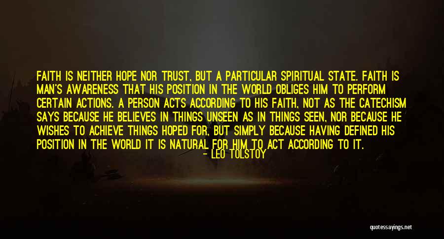 A Hope In The Unseen Quotes By Leo Tolstoy A Hope In The Unseen Quotes By Leo Tolstoy