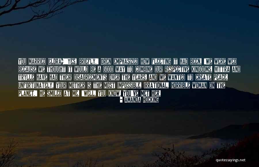 A Horrible Mother Quotes By Amanda Hocking A Horrible Mother Quotes By Amanda Hocking