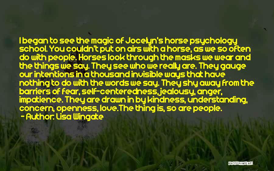 A Horse's Love Quotes By Lisa Wingate