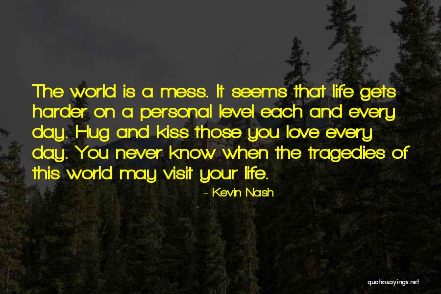 A Hug A Day Quotes By Kevin Nash