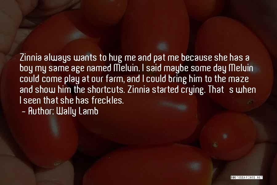 A Hug A Day Quotes By Wally Lamb