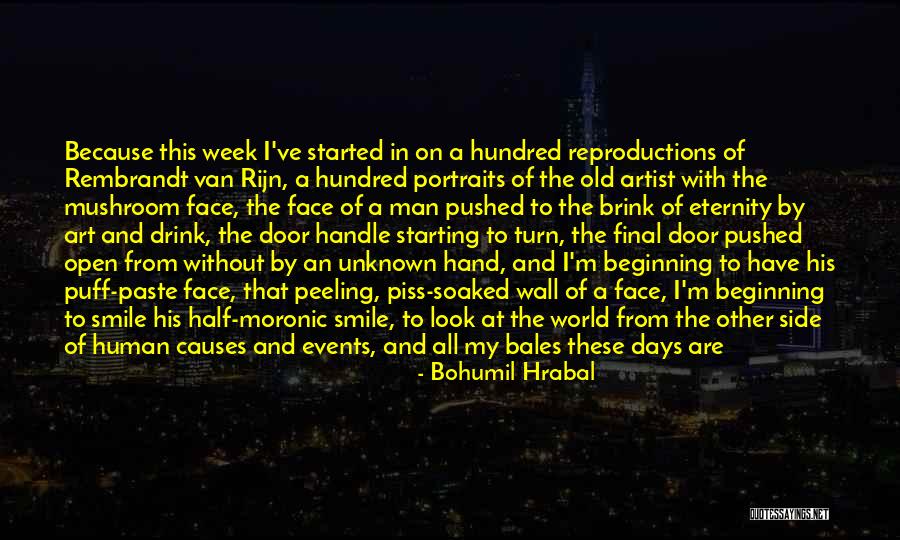 A Hundred Days Quotes By Bohumil Hrabal A Hundred Days Quotes By Bohumil Hrabal