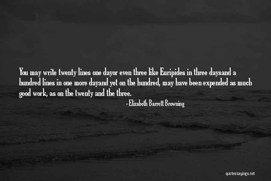 A Hundred Days Quotes By Elizabeth Barrett Browning A Hundred Days Quotes By Elizabeth Barrett Browning
