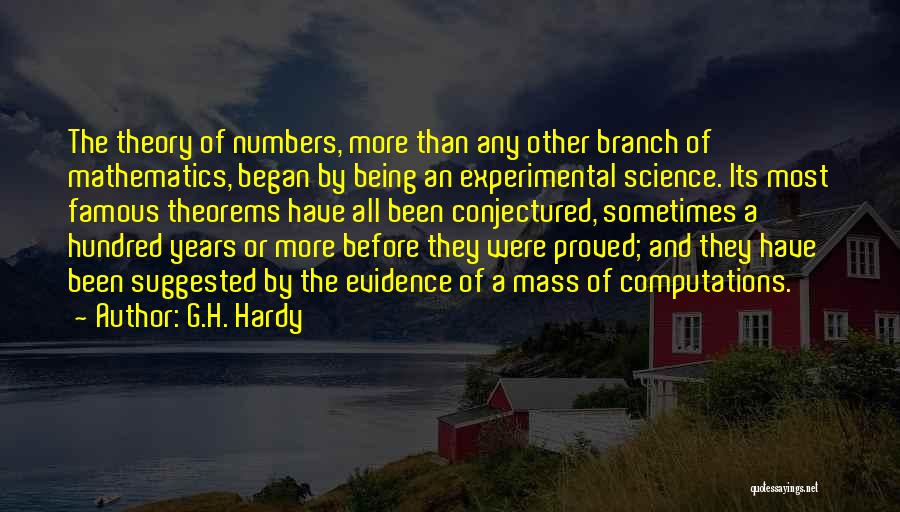 A Hundred Famous Quotes By G.H. Hardy