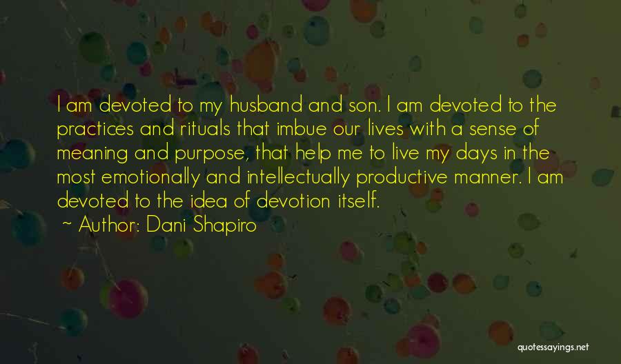 A Husband And Son Quotes By Dani Shapiro