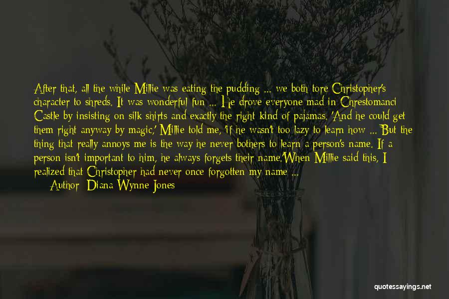 A Important Person Quotes By Diana Wynne Jones