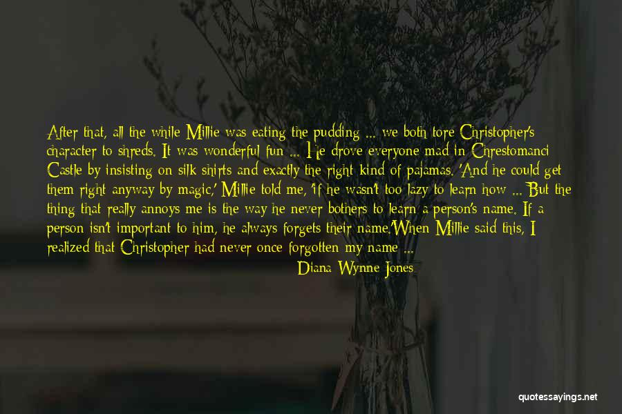 A Important Person Quotes By Diana Wynne Jones A Important Person Quotes By Diana Wynne Jones
