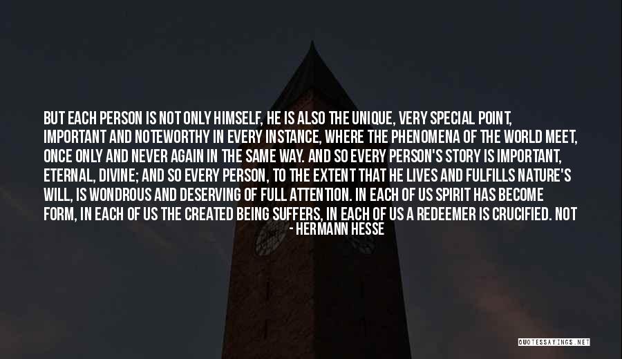 A Important Person Quotes By Hermann Hesse A Important Person Quotes By Hermann Hesse