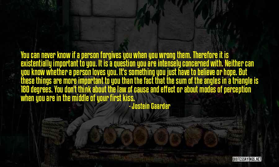 A Important Person Quotes By Jostein Gaarder A Important Person Quotes By Jostein Gaarder