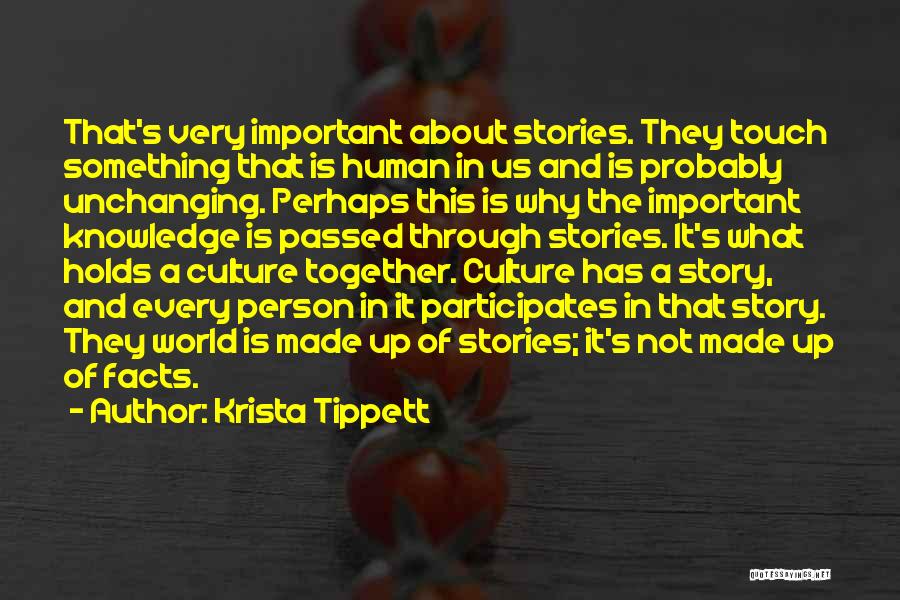 A Important Person Quotes By Krista Tippett
