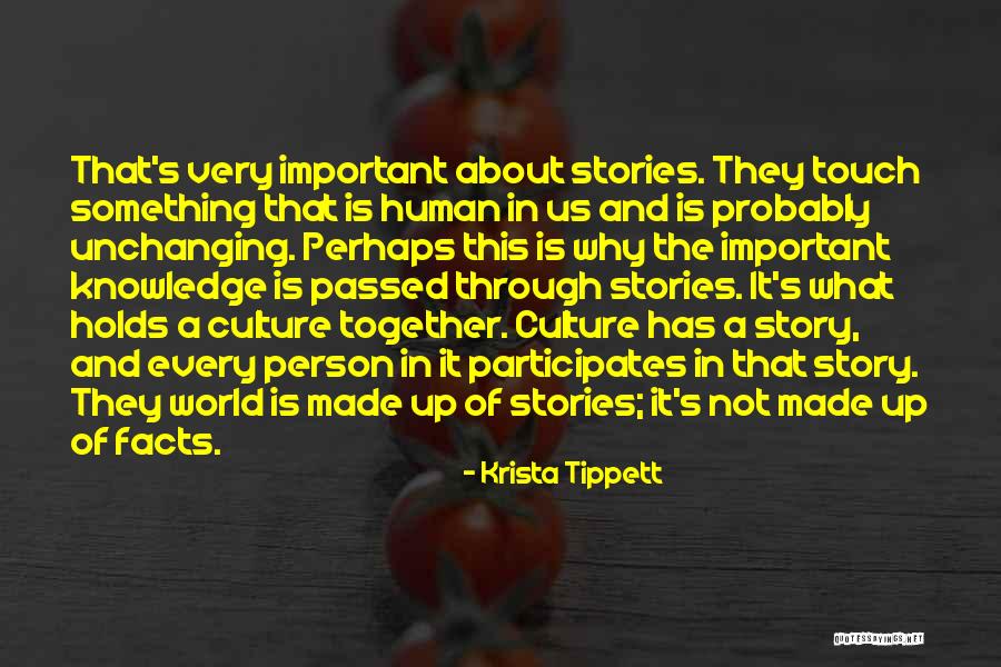 A Important Person Quotes By Krista Tippett A Important Person Quotes By Krista Tippett