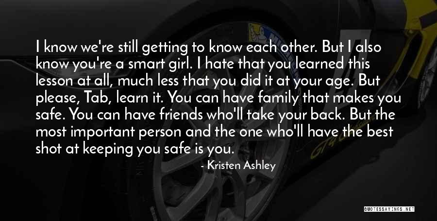 A Important Person Quotes By Kristen Ashley