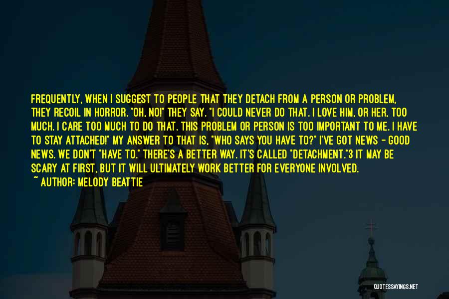 A Important Person Quotes By Melody Beattie