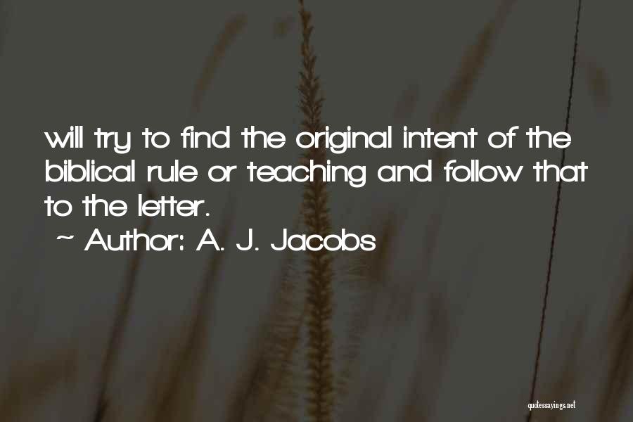 A. J. Jacobs Quotes 1707212