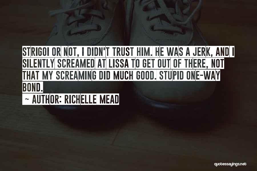 A Jerk Quotes By Richelle Mead