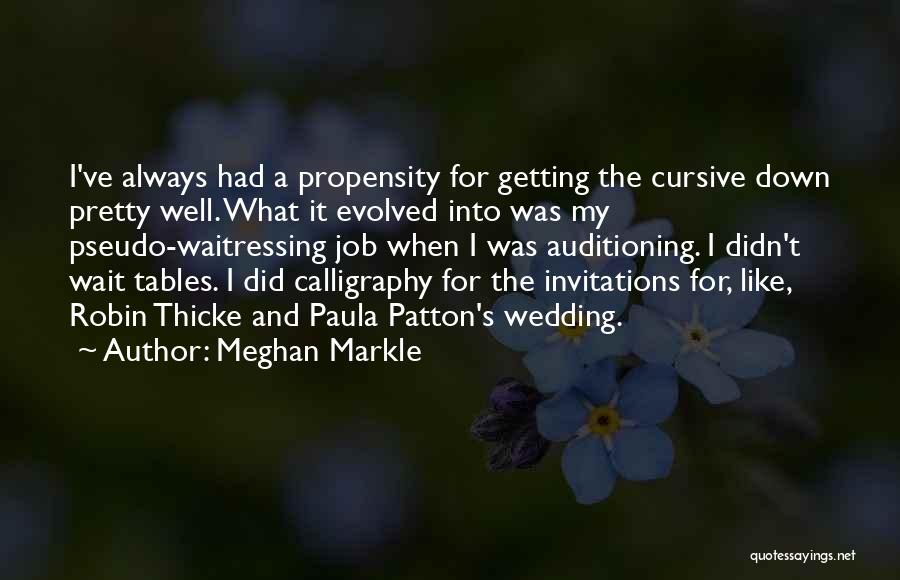 A Job Quotes By Meghan Markle