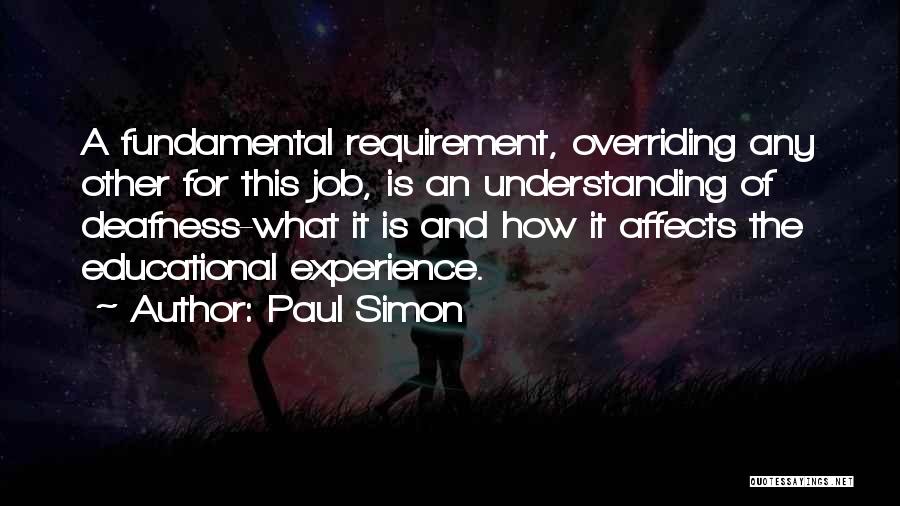 A Job Quotes By Paul Simon