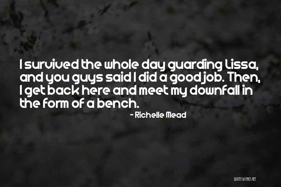 A Job Quotes By Richelle Mead